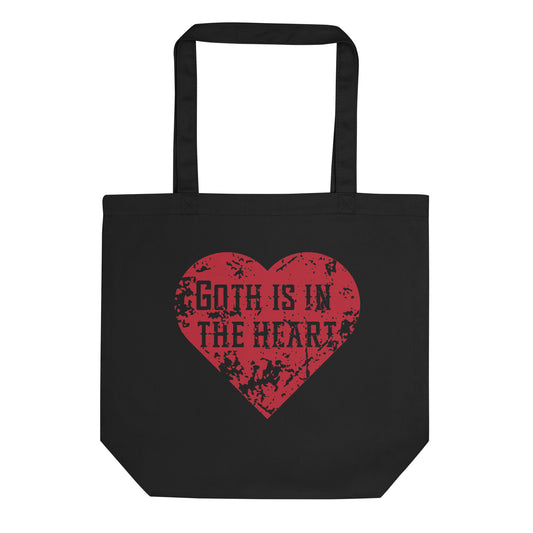 Goth is in the Heart totebag