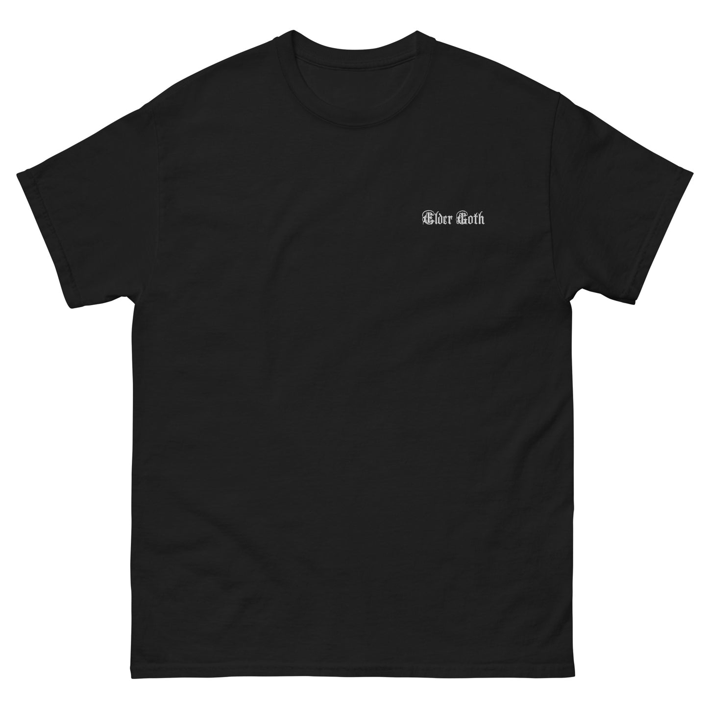 Elder Goth Discreet Embroidery Work Shirt