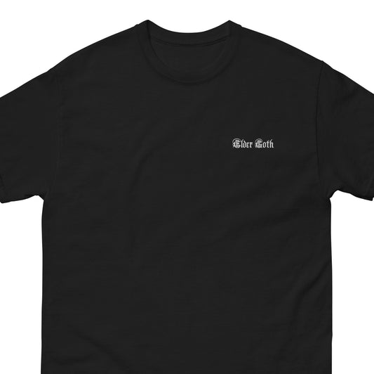 Elder Goth Discreet Embroidery Work Shirt