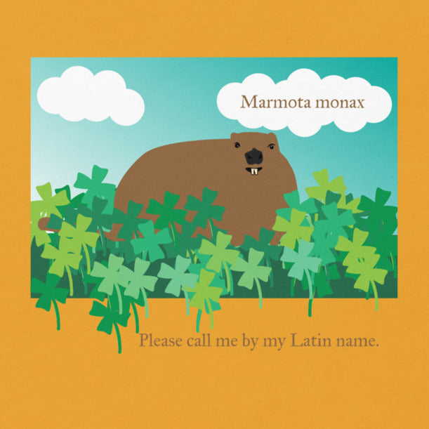 Groundhog in the Clover (Call him by his Latin name)