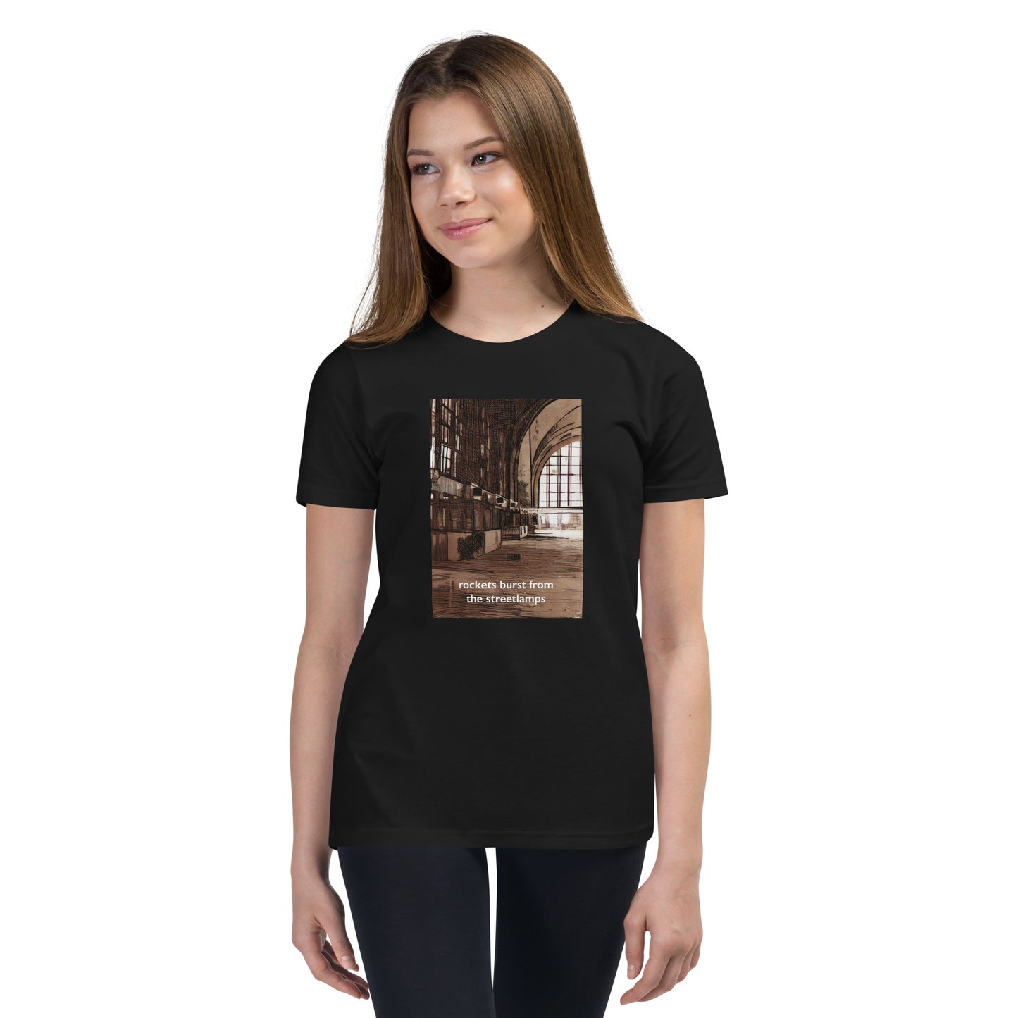 Rockets Burst from the Streetlamps Youth Buffalo T-shirt