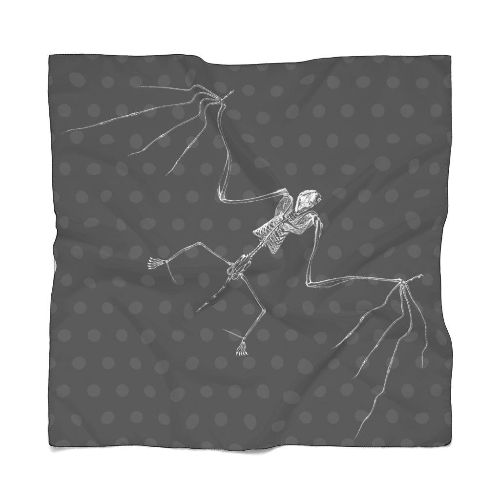 Bat Skeleton Polkadot Sheer Scarf - Keep Salem Odd