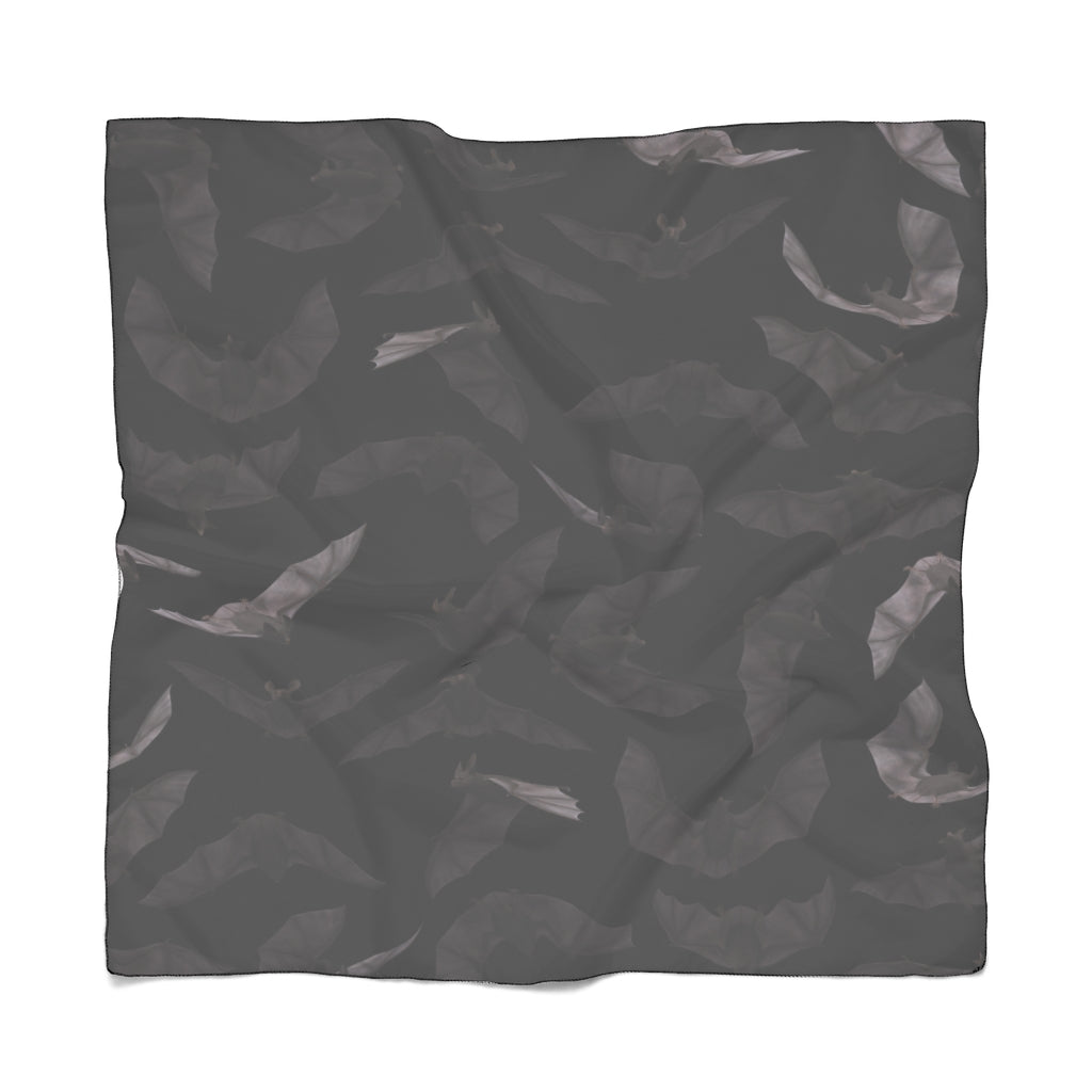 Black on Black Translucent Bat Scarf - Keep Salem Odd