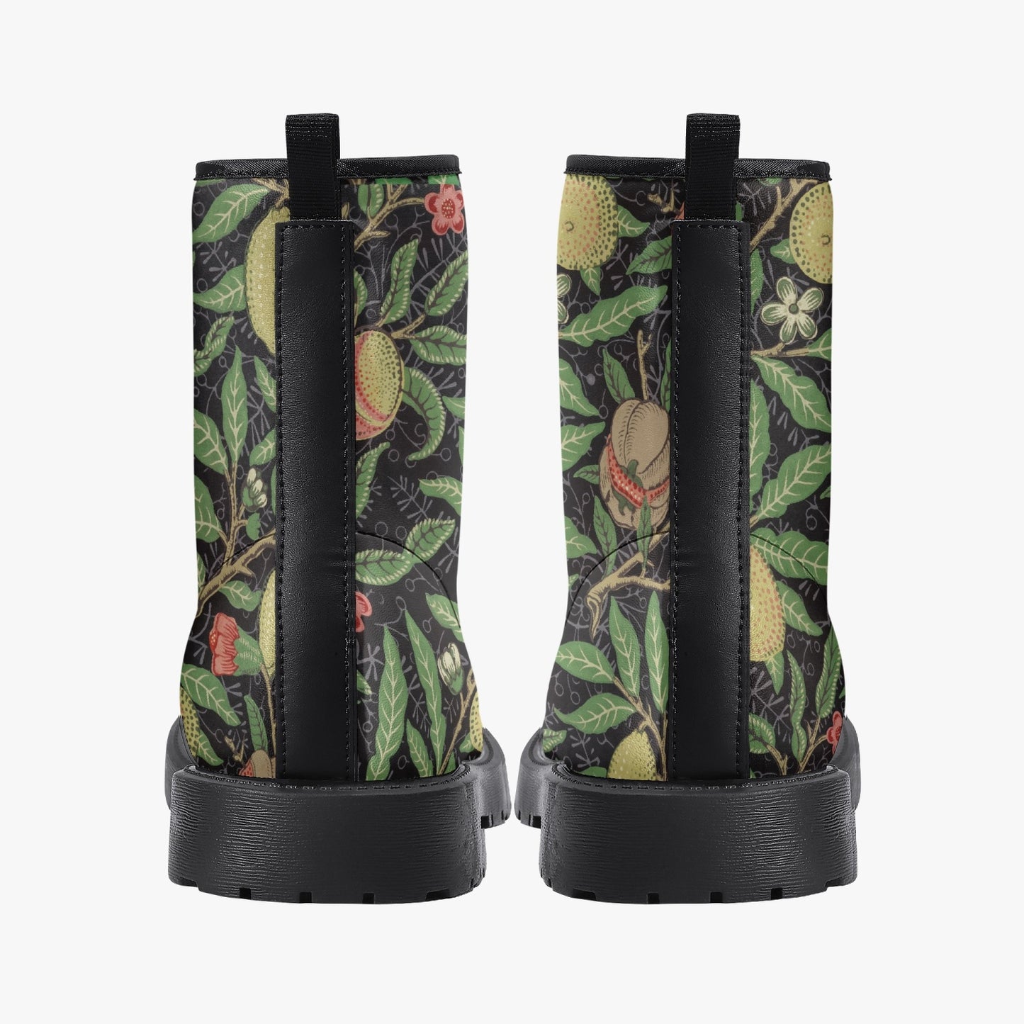 Flowered Boots: Docs Style William Morris Wallpaper Pattern Pomegranate