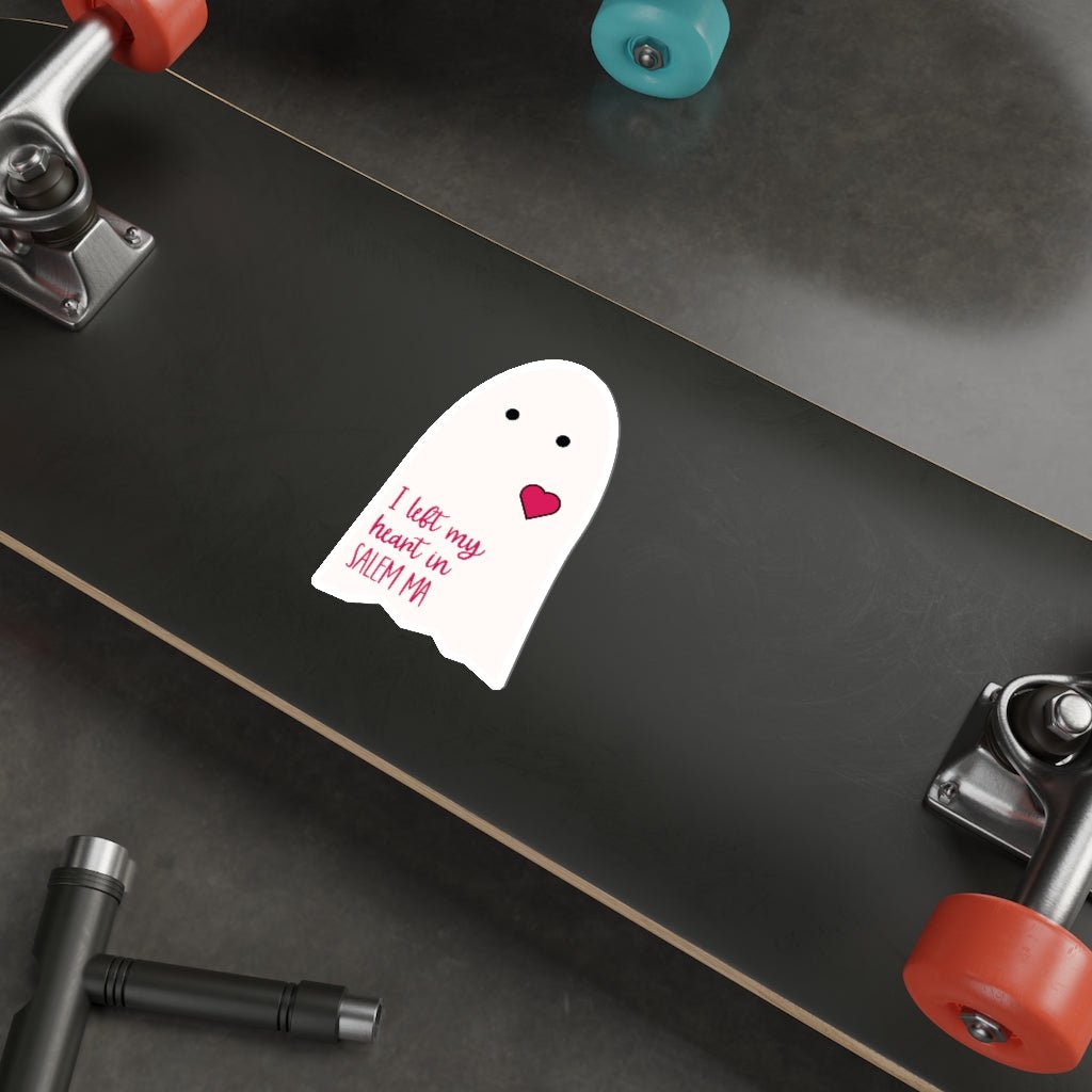 I left my heart… ghost sticker - Keep Salem Odd