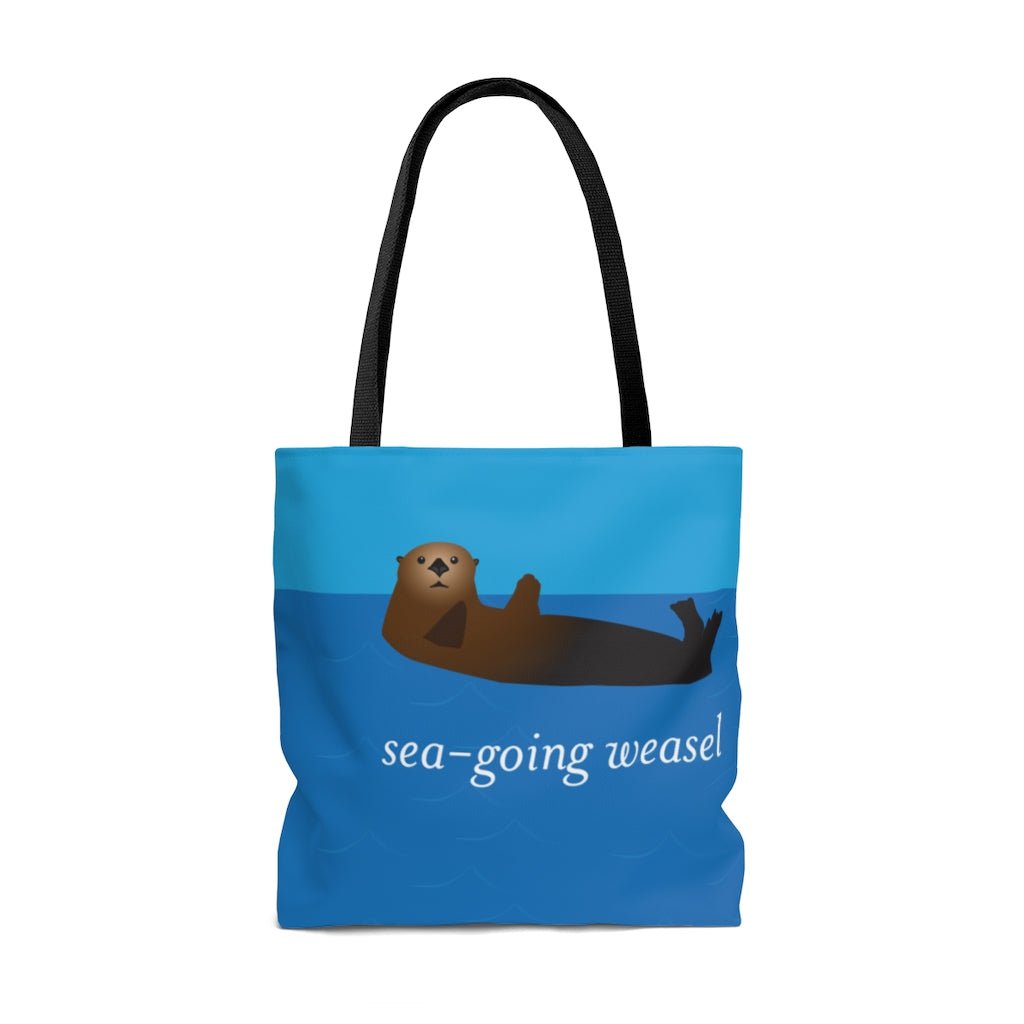Mr. Otter, the Sea-Going Weasel tote - Keep Salem Odd