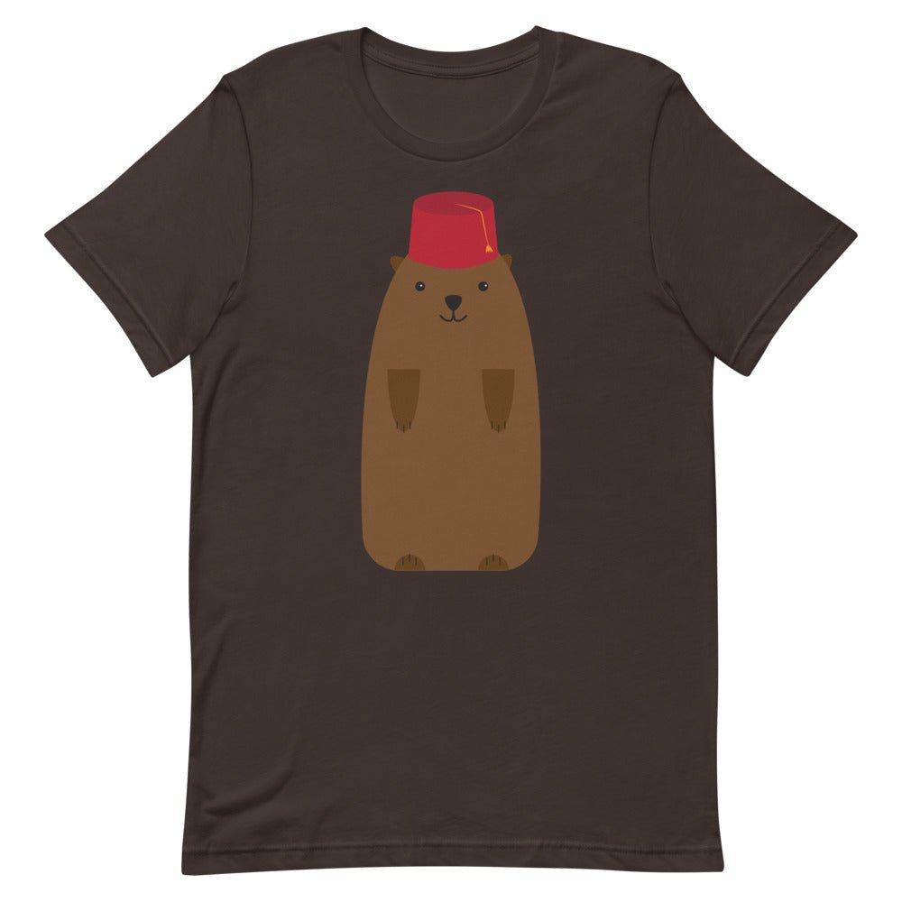 Party Groundhog in a Fez Tee - Keep Salem Odd
