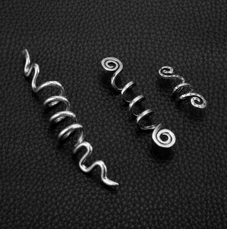 Viking Hair Spirals (Set of 3) - Keep Salem Odd