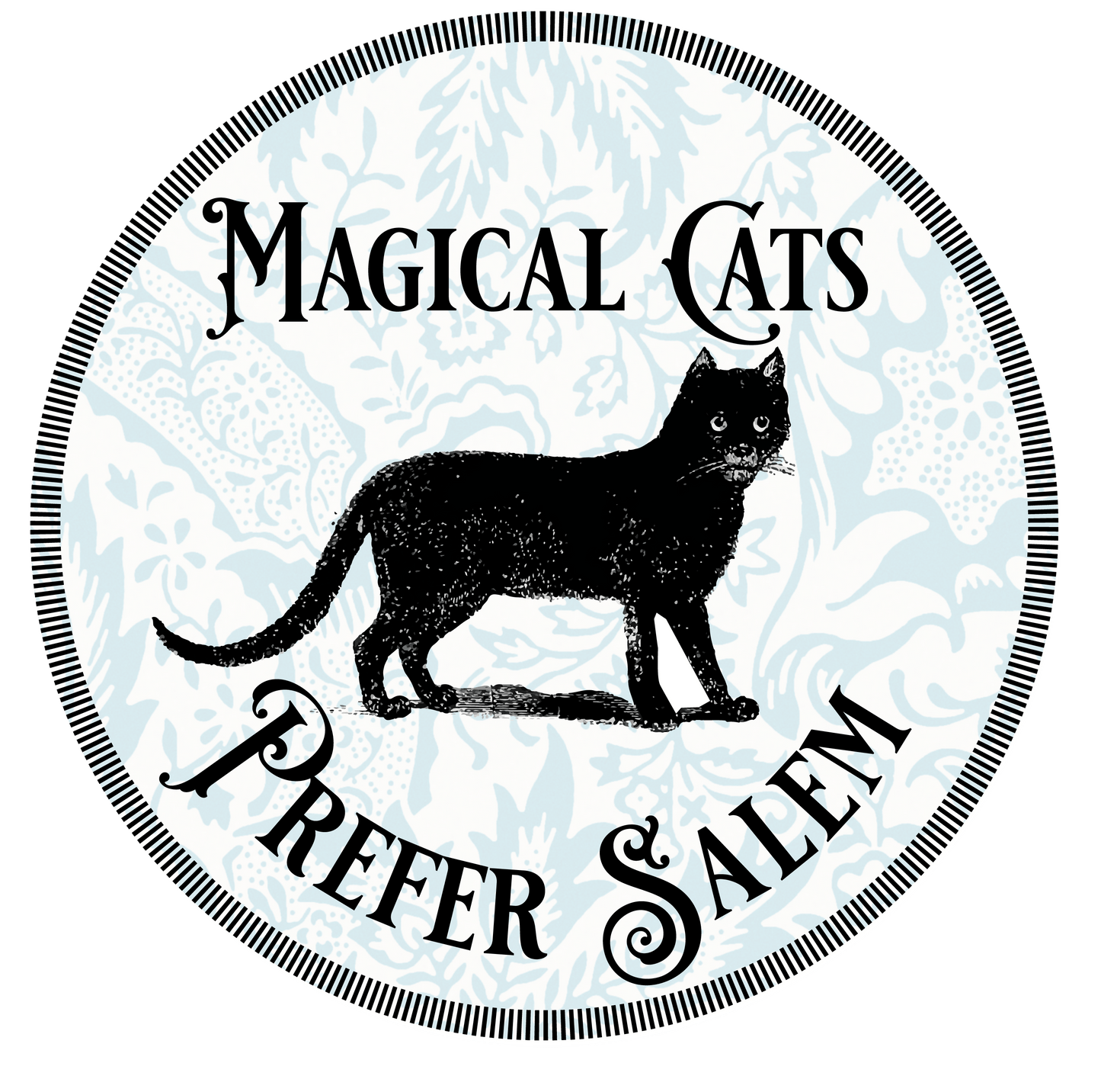 Magical Cats Prefer Salem Sticker