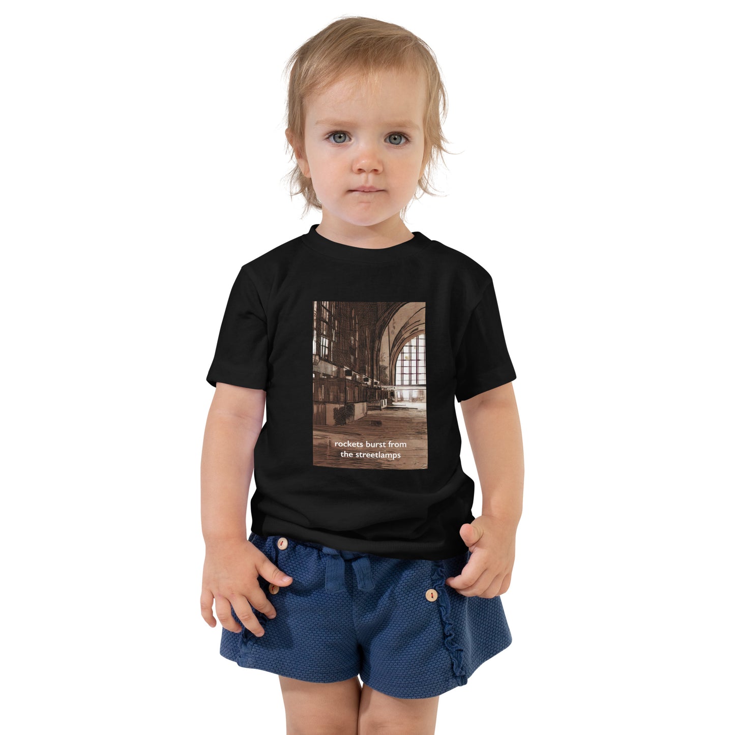 Rockets Burst from the Streetlamps Toddler Buffalo T-shirt