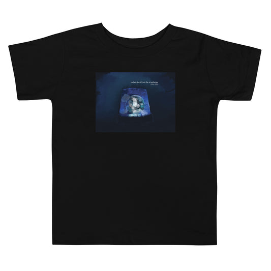 Rockets Burst from the Streetlamps Toddler Memorial Blue Light T-shirt