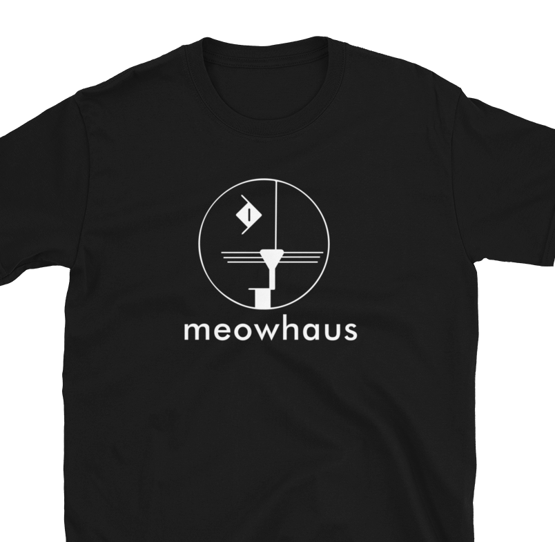 Meowhaus Kitty Bauhaus Tee (for Humans)