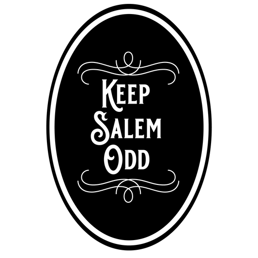 Keep Salem Odd Oval Stickers