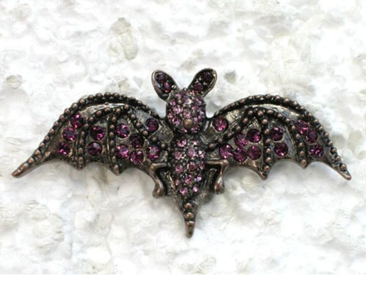Bejeweled Bat Brooch - Keep Salem Odd