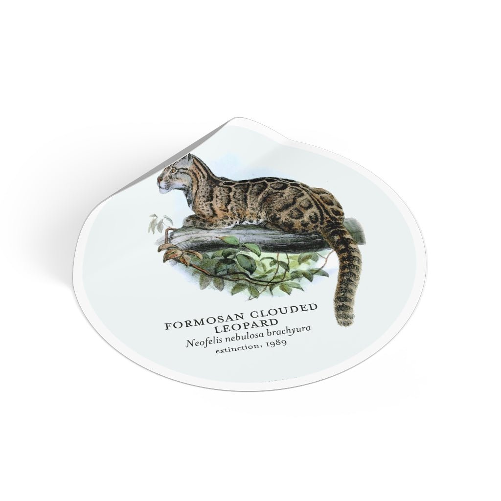 Formosa Clouded Leopard: Extinct Animals Stickers - Keep Salem Odd