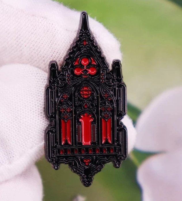 Haunted Cathedral Pin - Keep Salem Odd