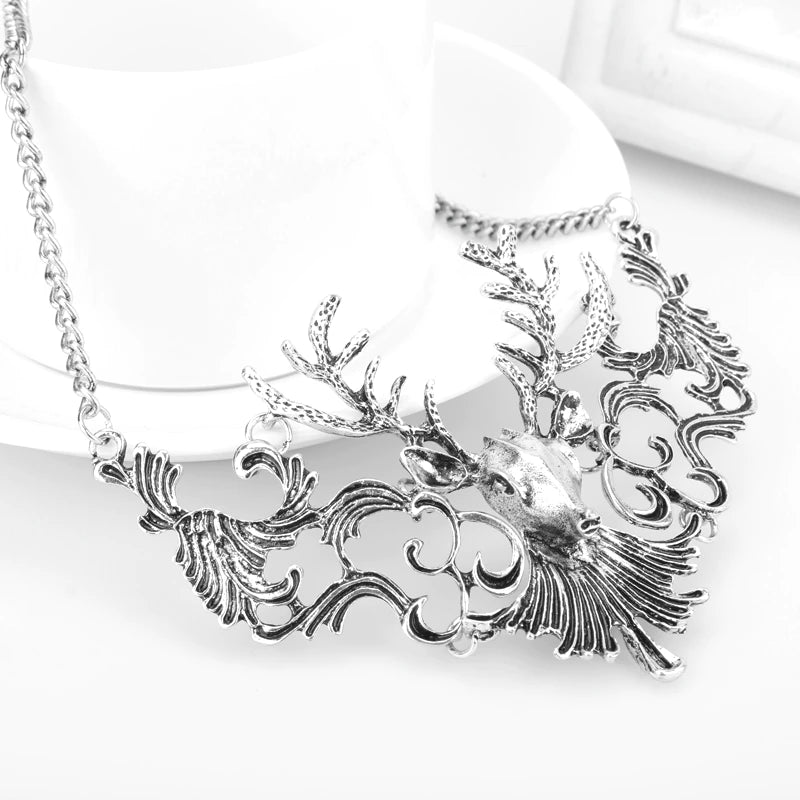 The Majestic Elk Necklace - Keep Salem Odd